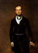 Ferdinand von Rayski Portrait of Count Zech-Burkersroda oil painting on canvas